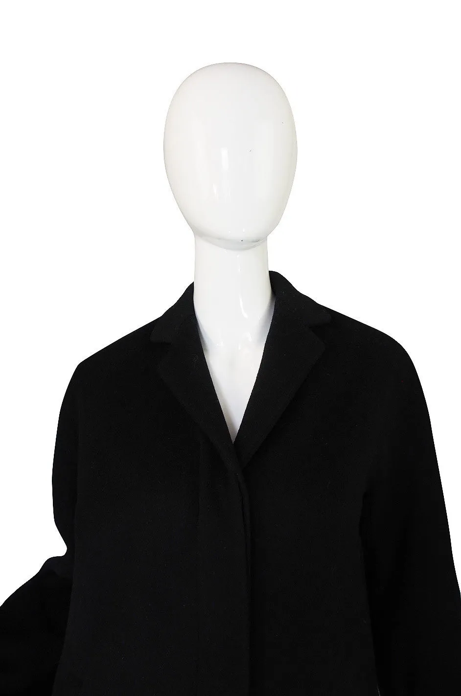 1990s Calvin Klein Minimalist Wool Coat