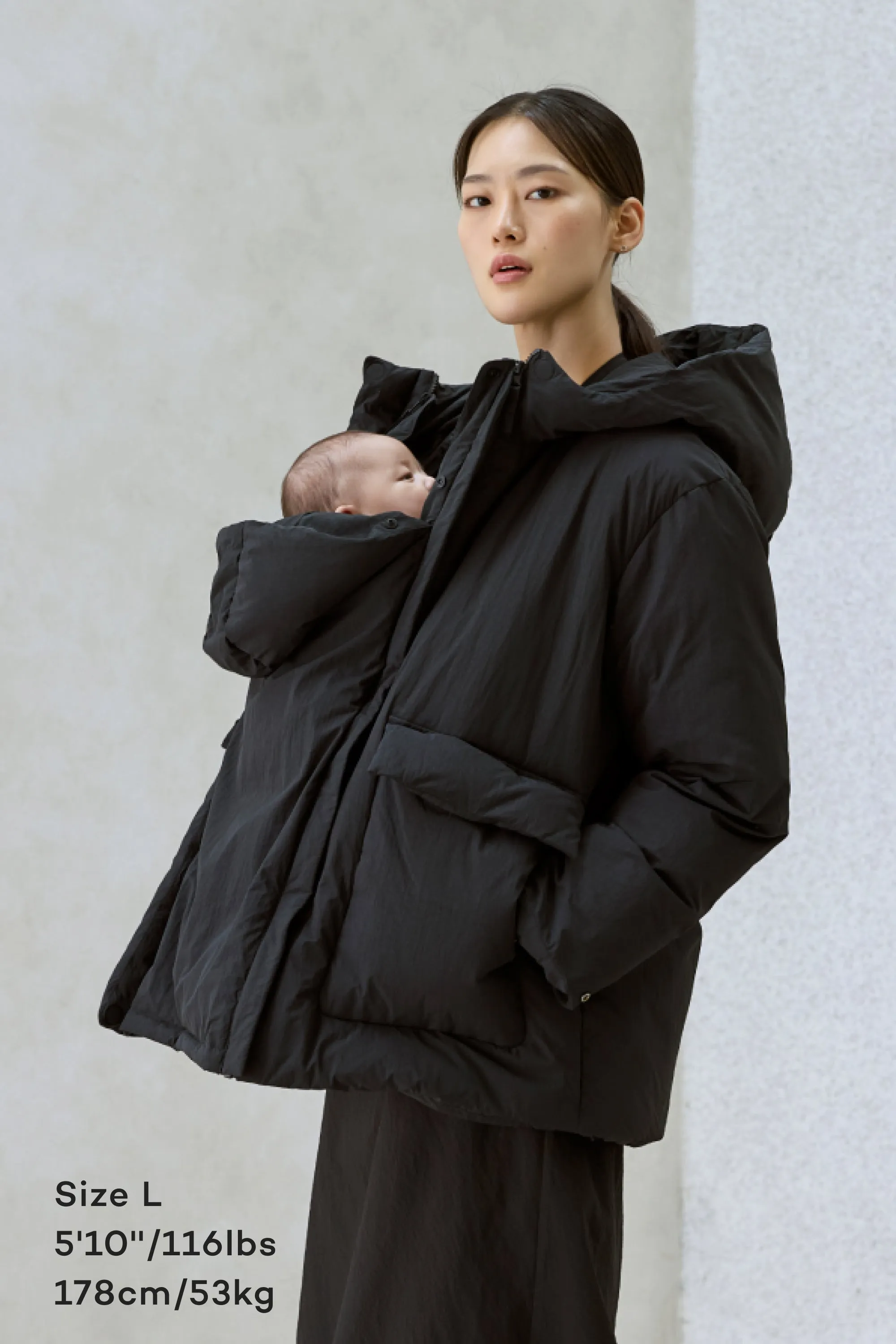 Babywearing Outerwear Puffer Jacket