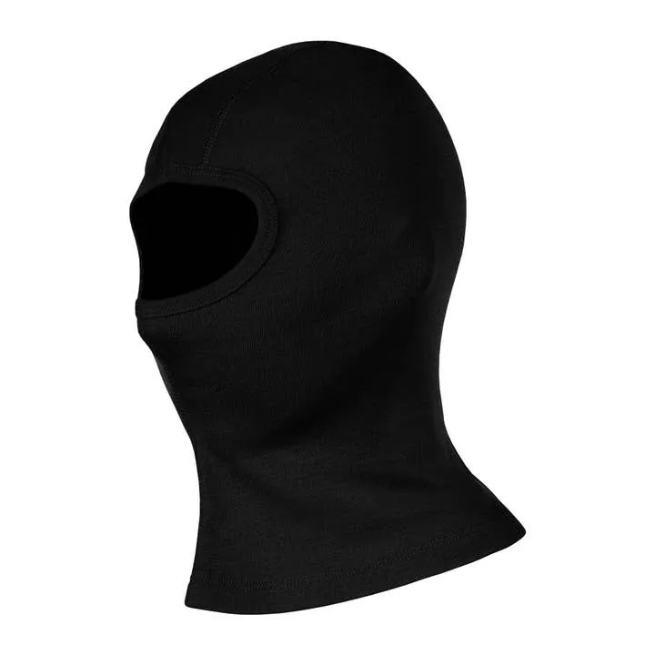 Base Layer Merino Wool Balaclava, Black