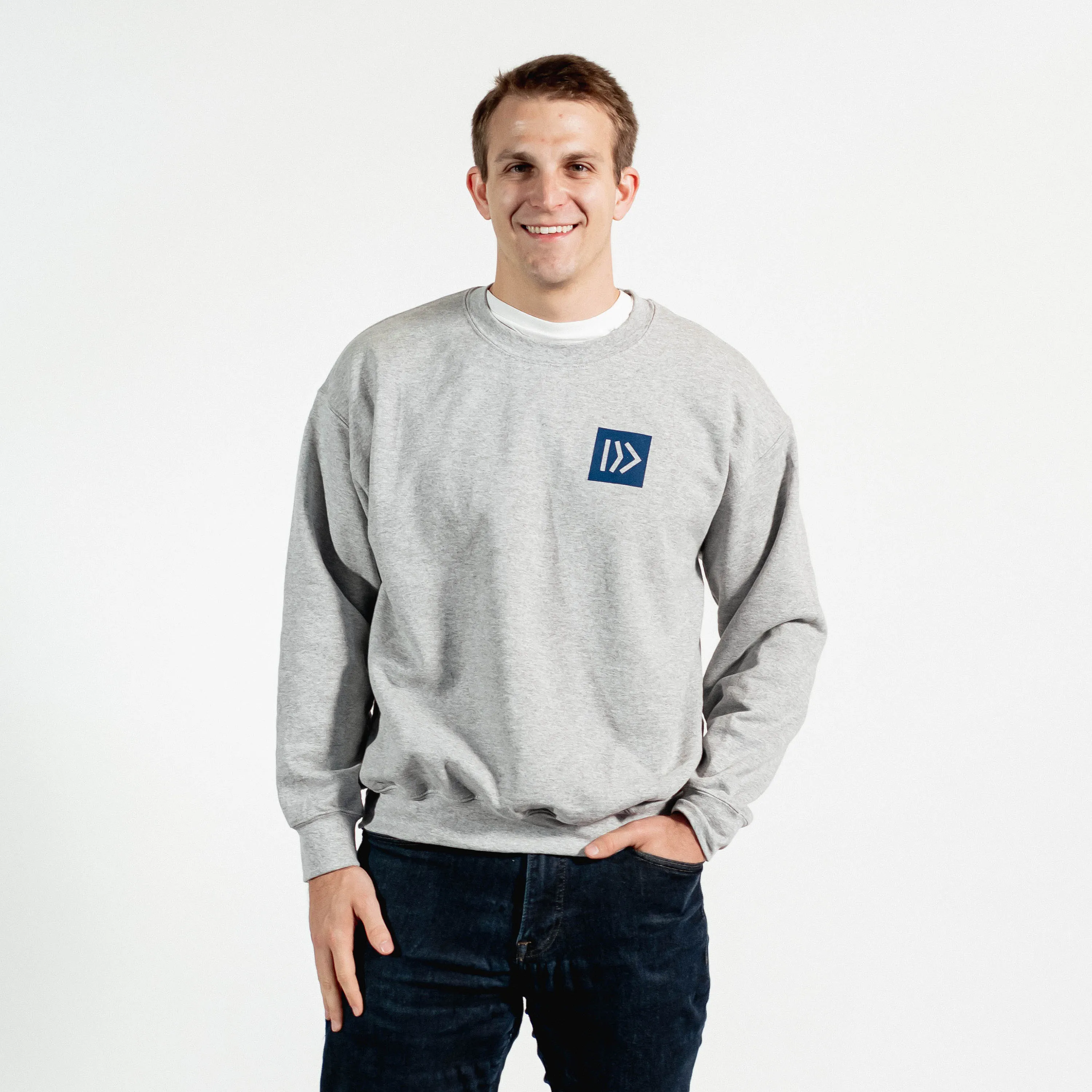 Crewneck Sweatshirt- Sport Grey