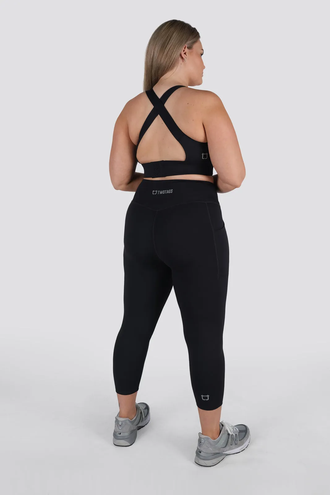 Ease 7/8 Highwaisted Leggings - Black