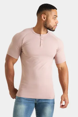 Everyday Henley T-Shirt in Dusty Rose