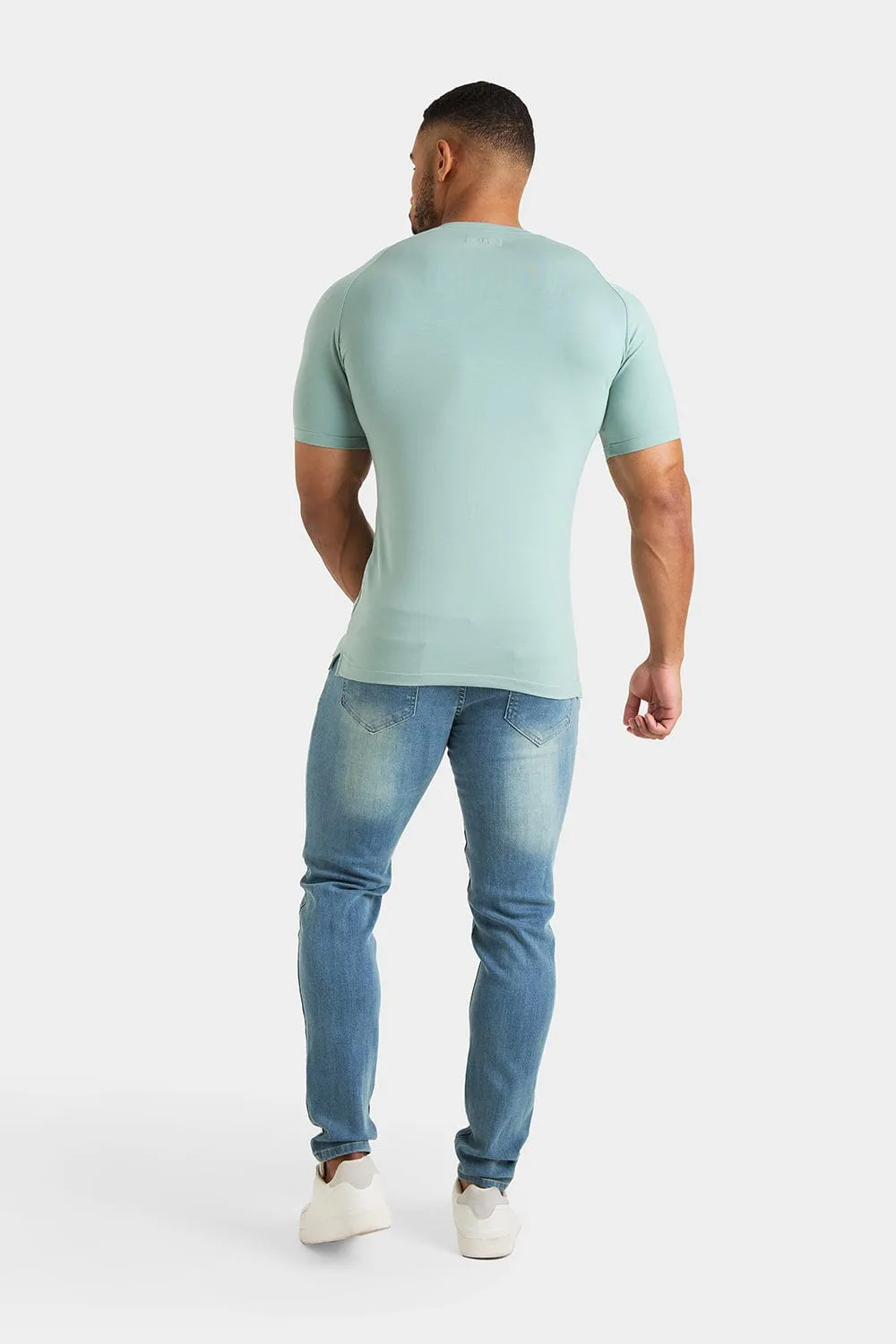 Everyday Henley T-Shirt in Sage