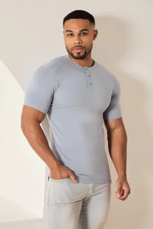 Everyday Henley T-Shirt in Slate