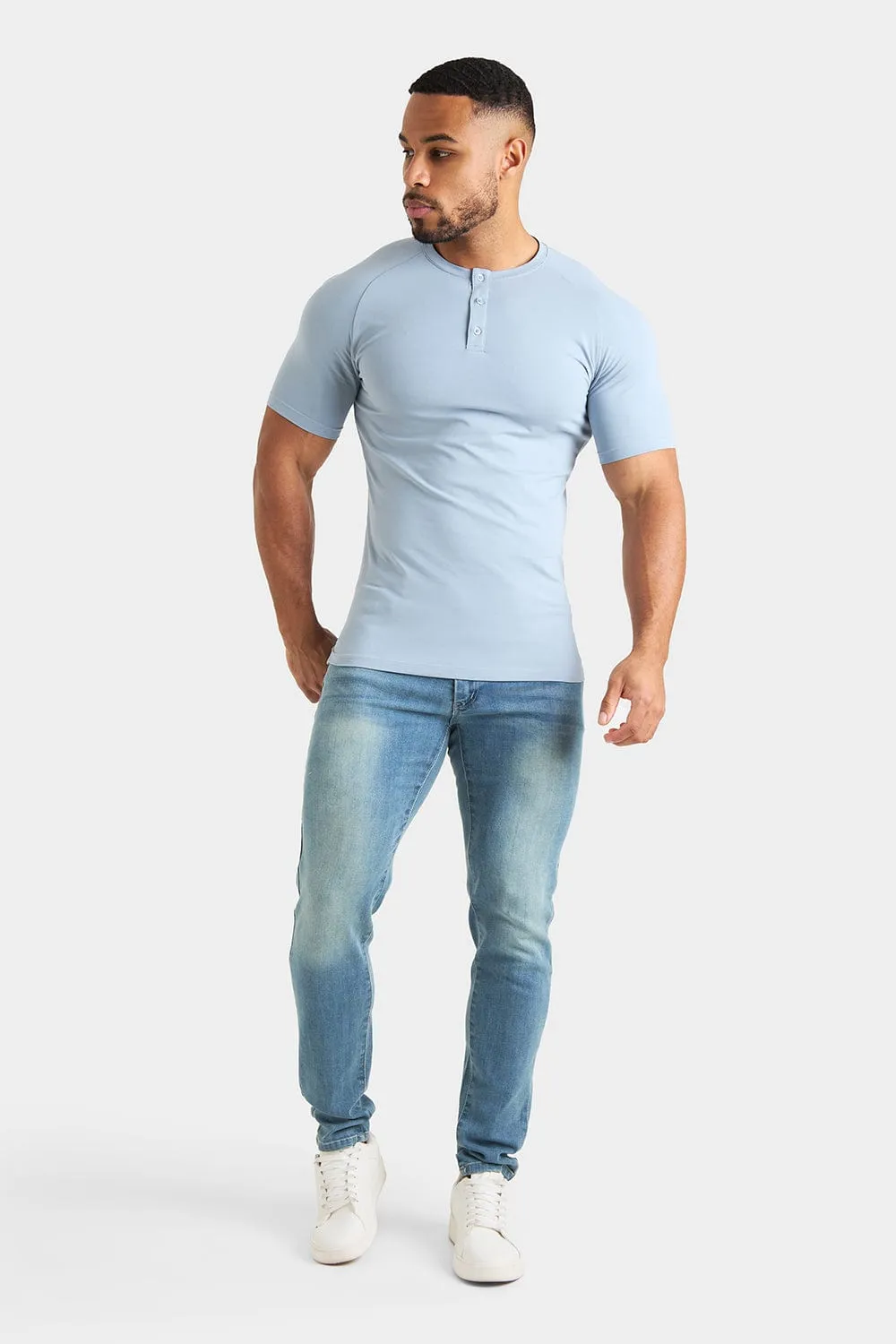 Everyday Henley T-Shirt in Slate