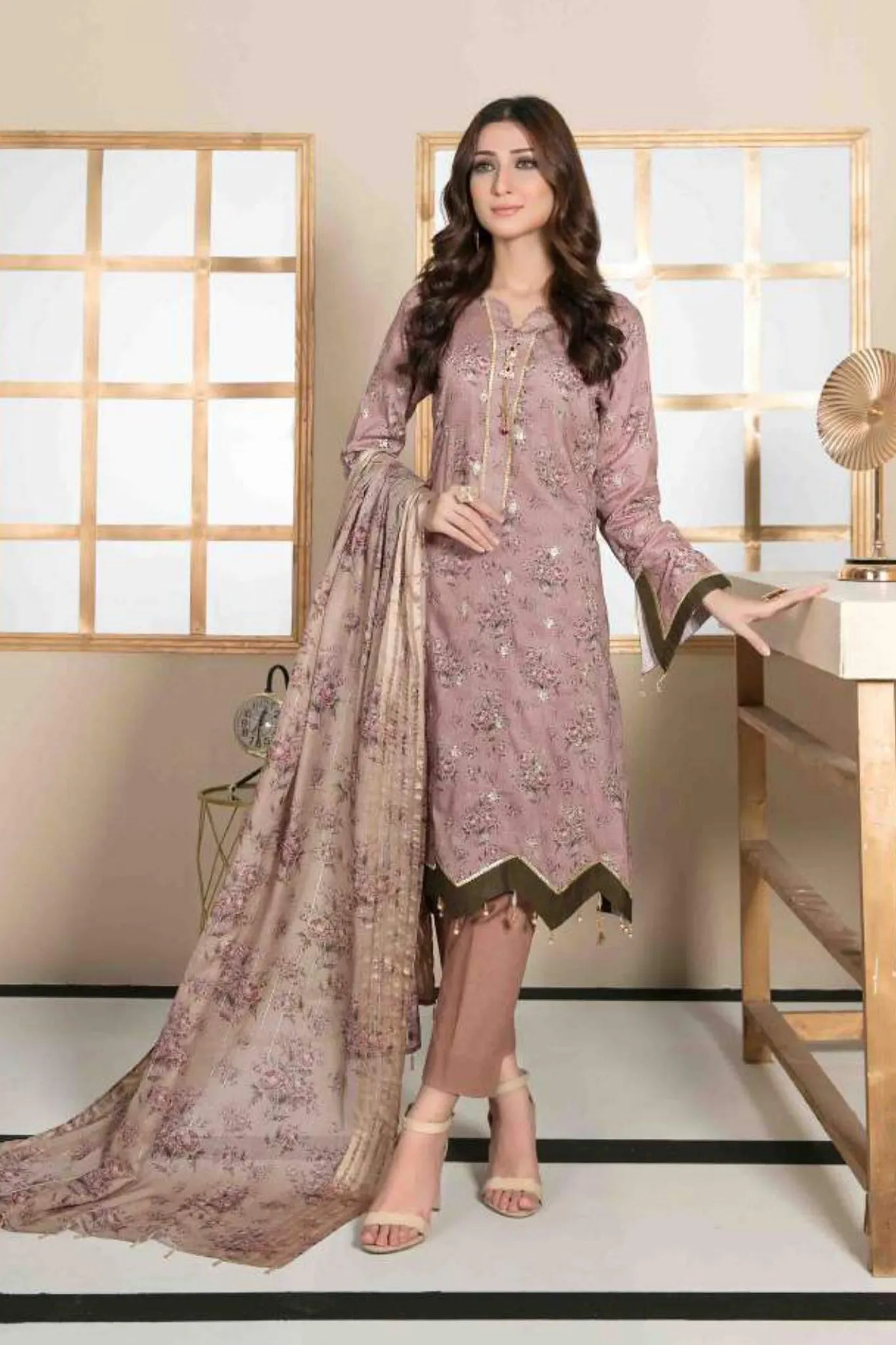 Farzin by Tawakkal Unstitched 3 Piece Lawn Collection'2022-F-7071