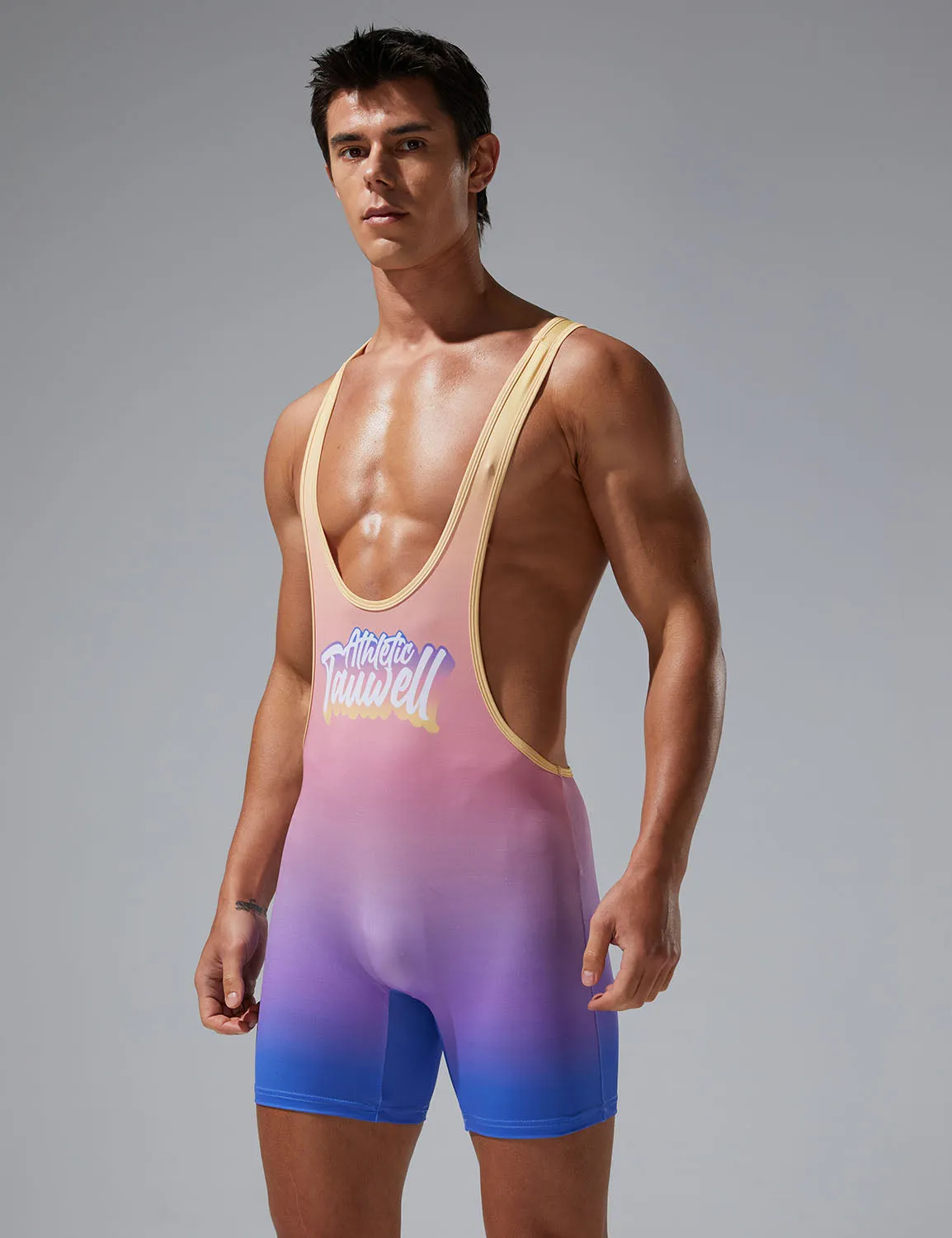 Gradient Fitness Wrestling Singlet Bodysuit 24707