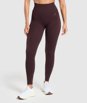 Gymshark Corset Seamless Leggings - Heritage Brown