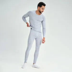 Hot man Thermal set Grey Melange minimun warmth