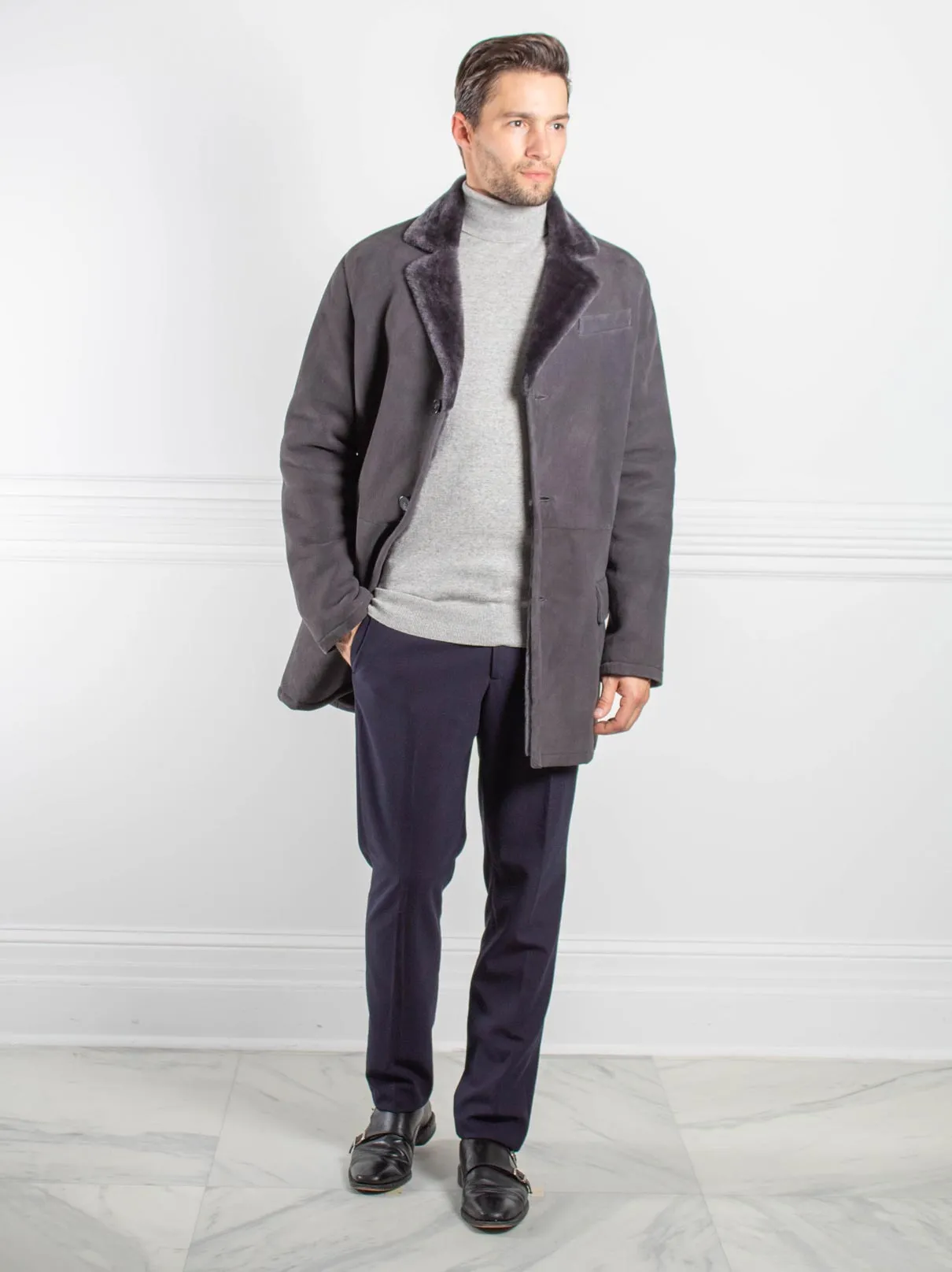 Mens Shearling Jacket