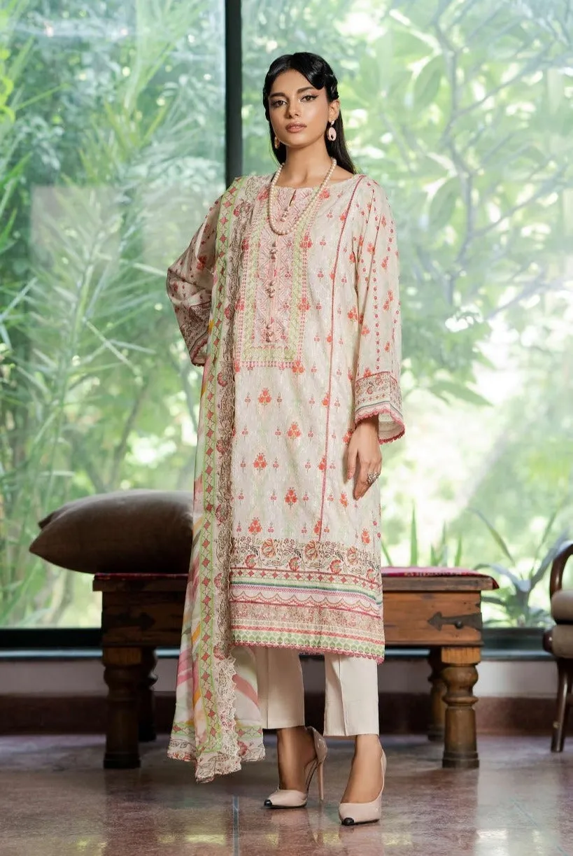 Musavvir Embroidered Lawn by GullJee – Design A11