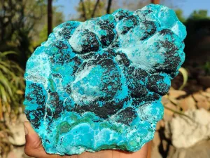 Natural Malacholla (Malachite & Chrysocolla) Specimen  x 1 From Kulukuluku, Congo