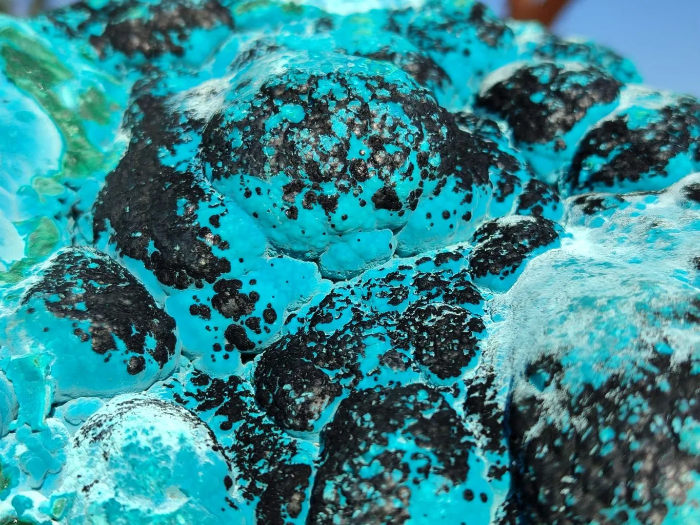 Natural Malacholla (Malachite & Chrysocolla) Specimen  x 1 From Kulukuluku, Congo