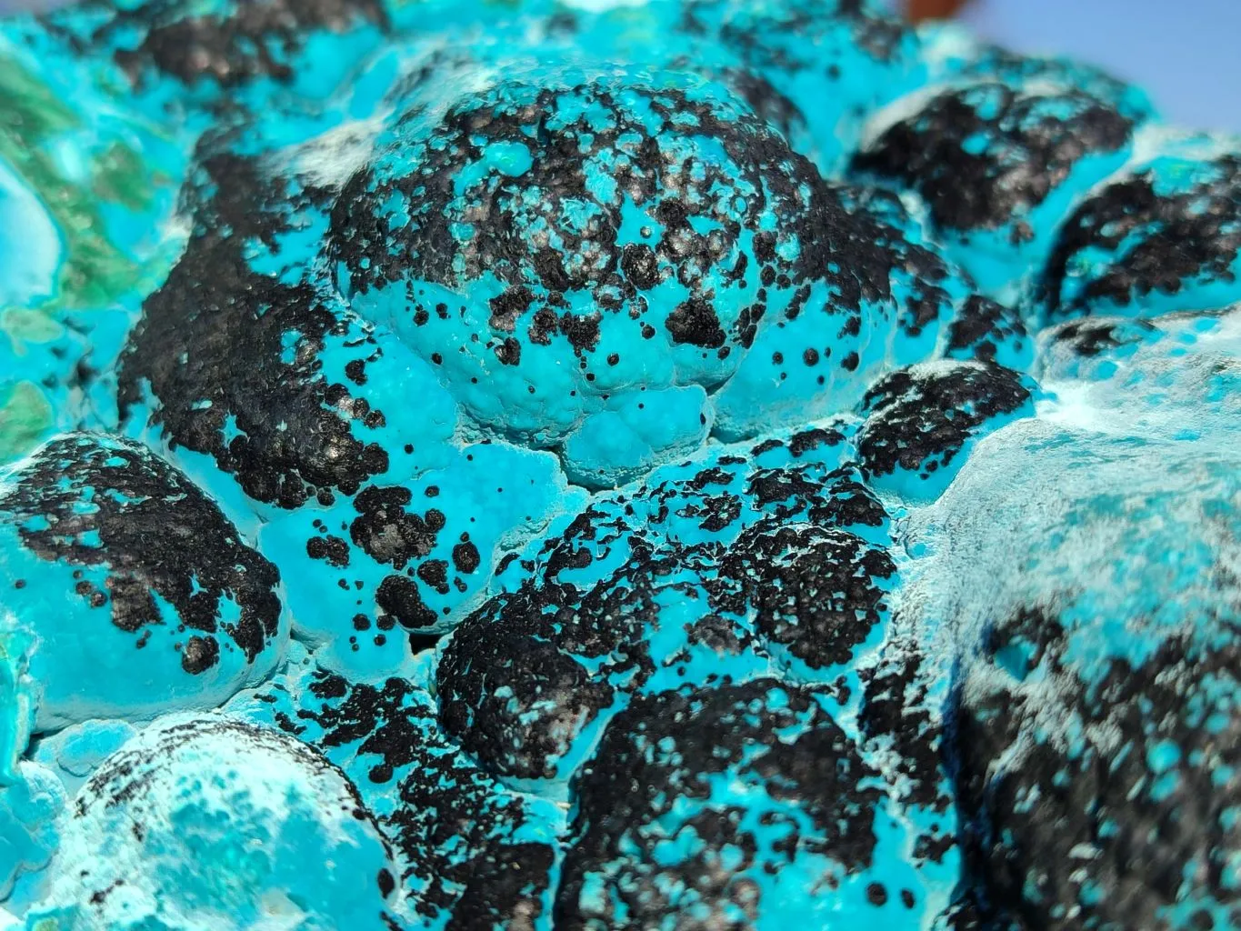 Natural Malacholla (Malachite & Chrysocolla) Specimen  x 1 From Kulukuluku, Congo