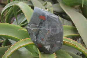 Polished Conglomerate Bloodstone Prism x 1 From Swaziland