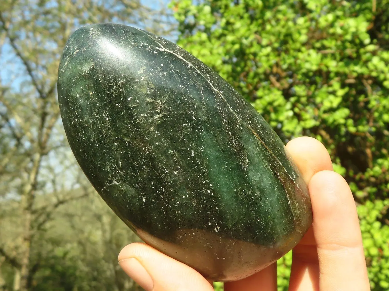 Polished Emerald Fuchsite Quartz Standing Free Forms  x 6 From Madagascar