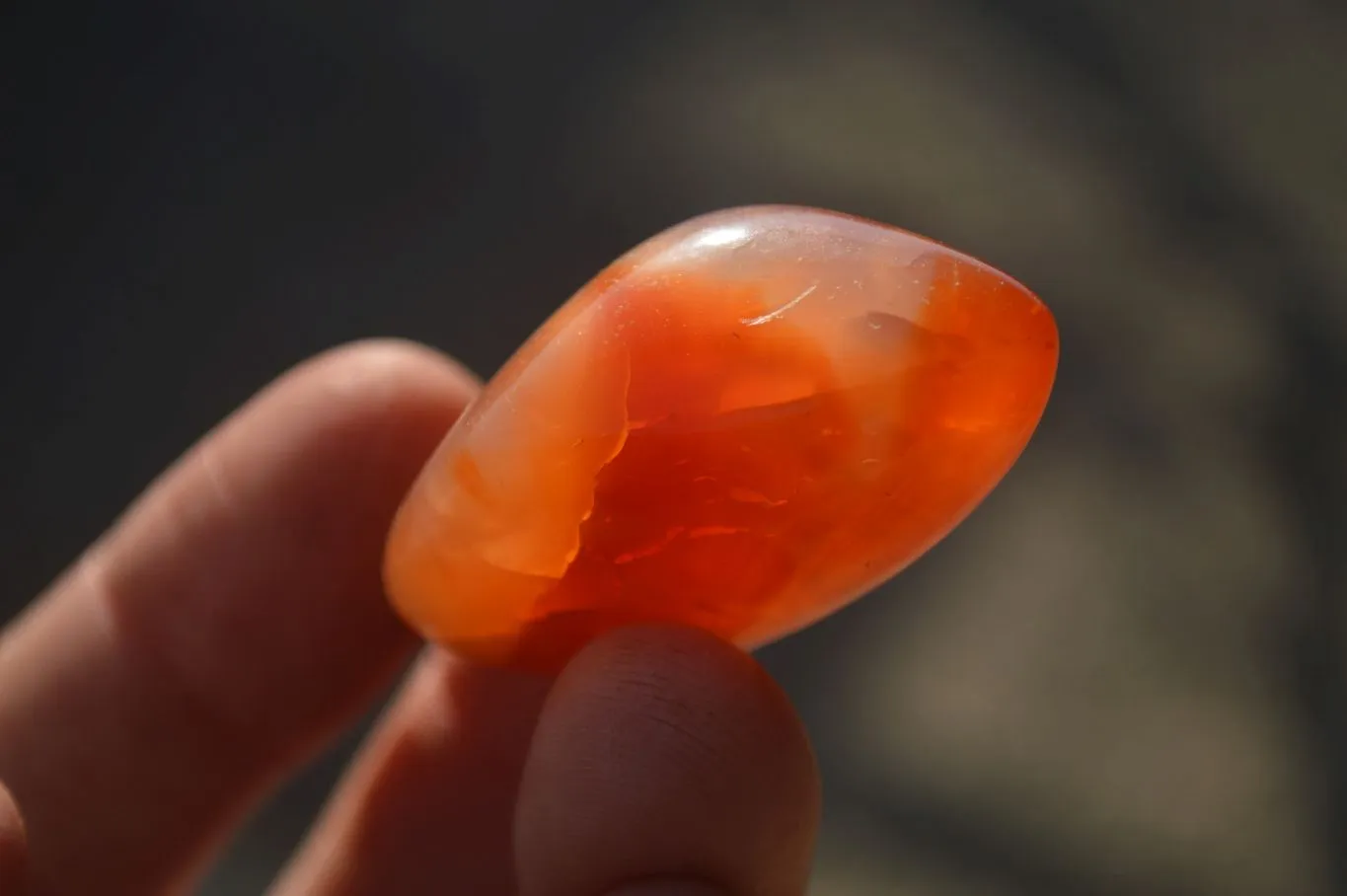 Polished  Small Carnelian Agate Free Forms  x 42 From Madagascar