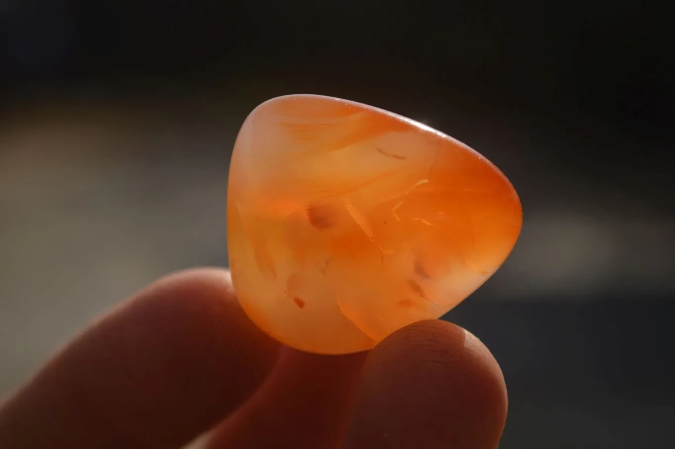 Polished  Small Carnelian Agate Free Forms  x 42 From Madagascar