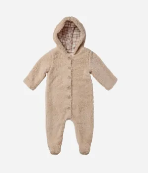 Rylee   Cru Baby Unisex Putty Shearling Bear Suit