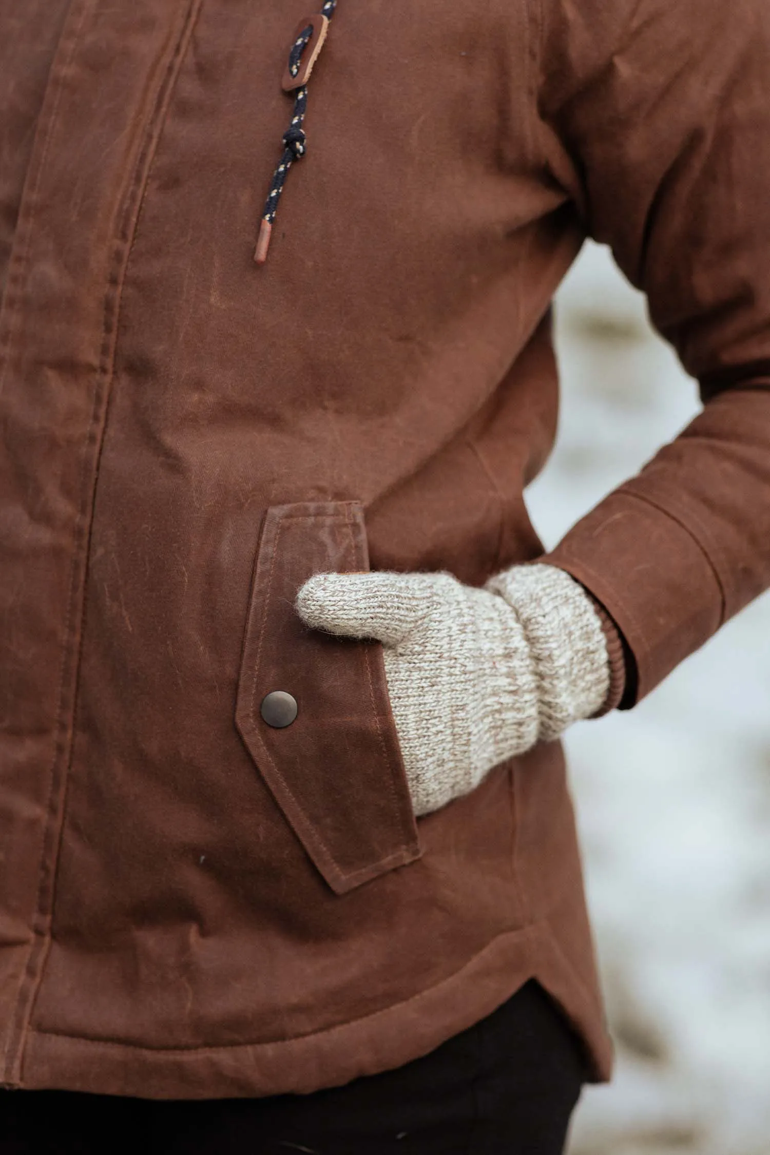 Sequoia Parka / Hickory Waxed Canvas