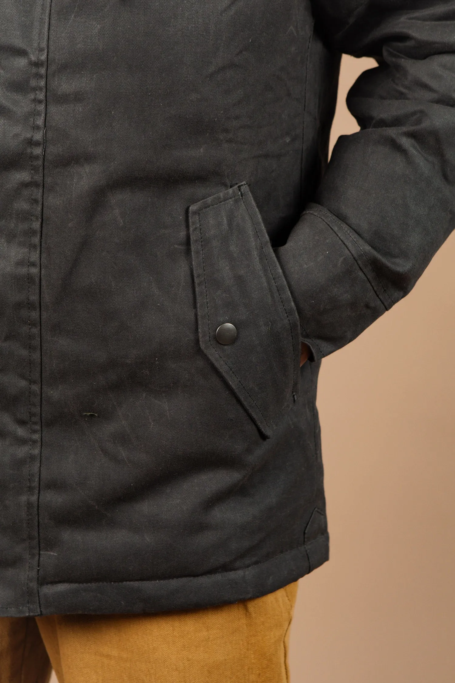 Sitka Parka / Charcoal Waxed Canvas