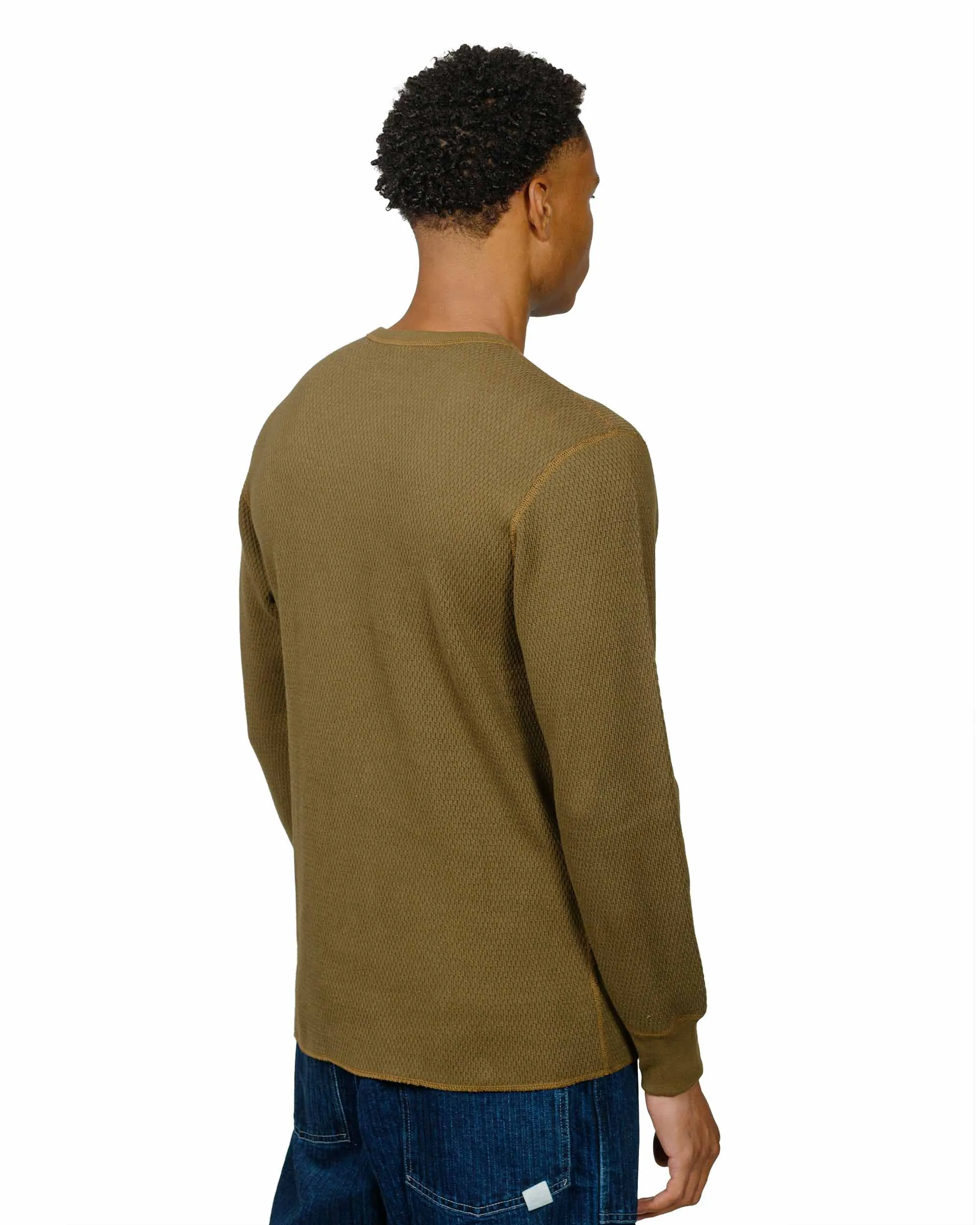 The Real McCoy's MC22109 U.S. Army Military Thermal Shirt Olive