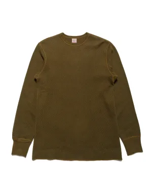 The Real McCoy's MC22109 U.S. Army Military Thermal Shirt Olive