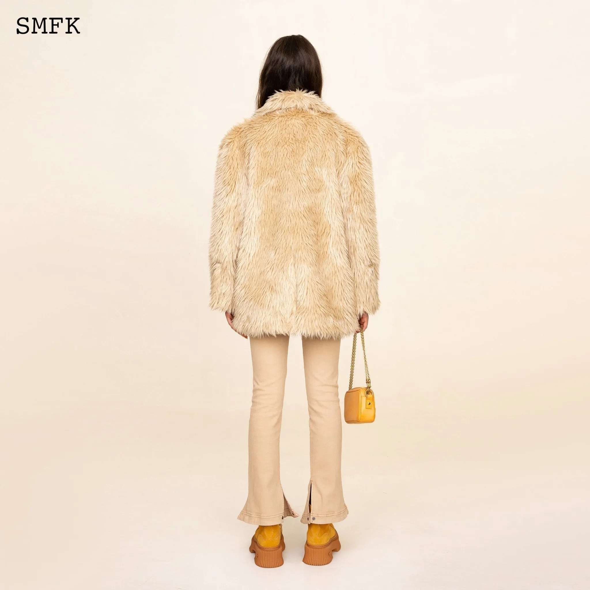 WildWorld Grassland Wool Jacket In Wheat